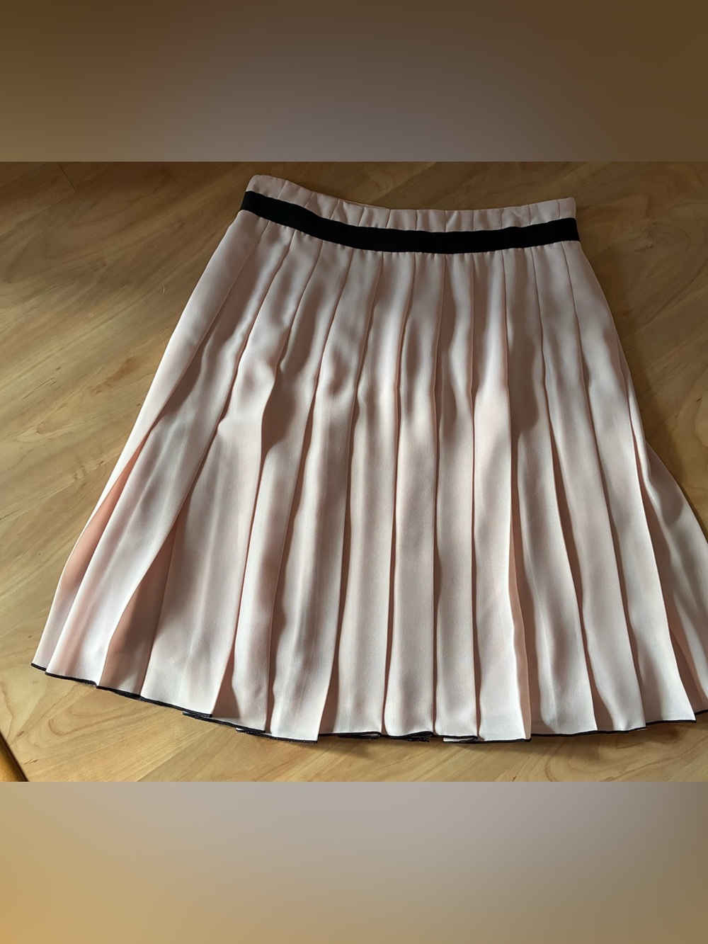 The Limited Light Pink Skirt with Black Trim